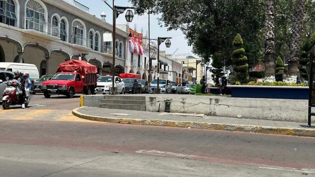 calle parque de Zacatelco